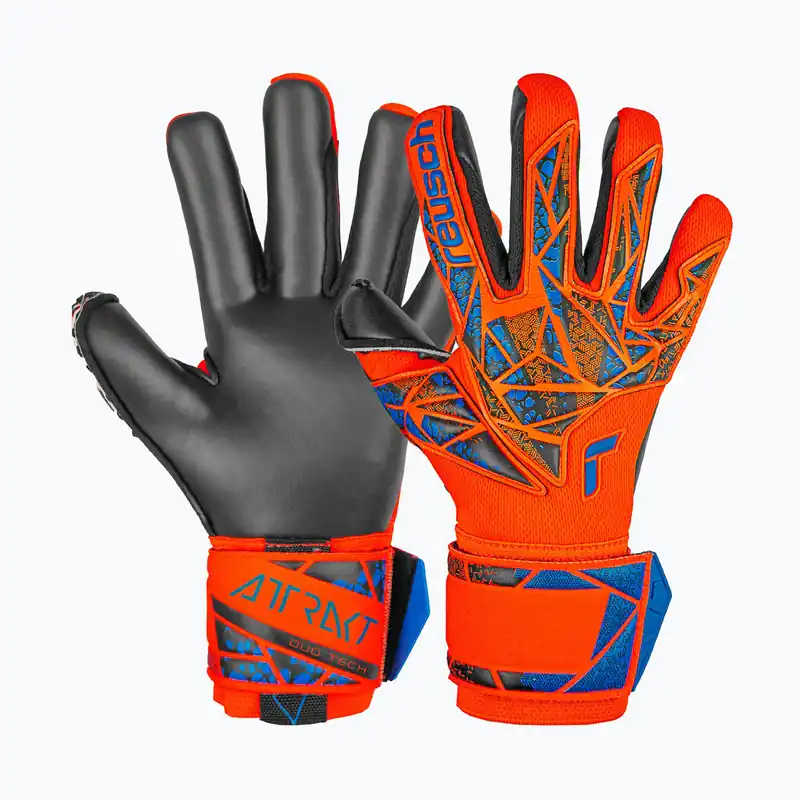 Akční Cena Brankářské rukavice Reusch Attrakt Duo hyper orange/electric blue/black