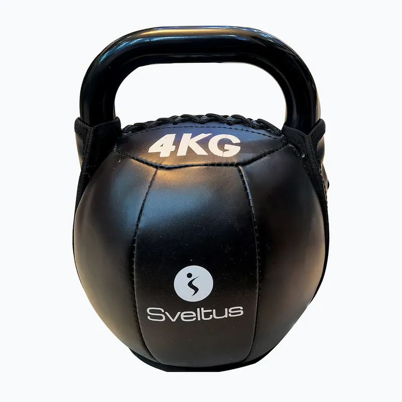 Novinka Kettlebell Sveltus Soft PU 4 kg black