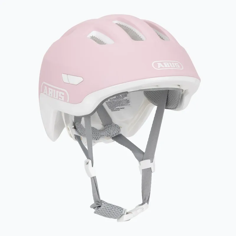 Cenová Bomba Dětská cyklistická přilba ABUS Smiley 3.0 ACE LED pure rose
