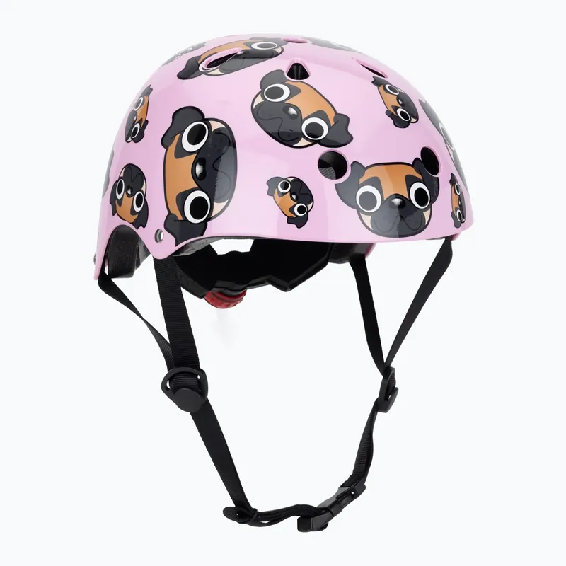 Dětská helma na kolo Hornit Pug pink/brown Akce