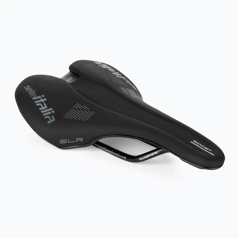 Cyklistické sedlo Selle Italia Slr Boost Tm Manganese Rail Soft-Tek černá SIT-041A120MHC001 Levný