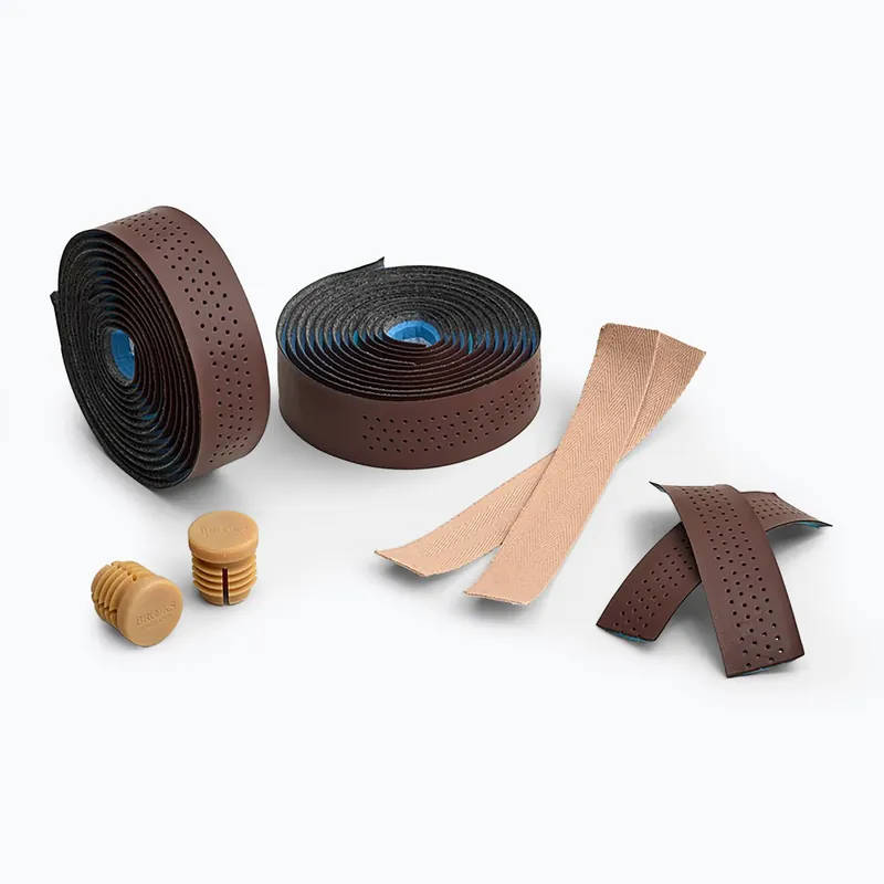 Nová Kolekce Omotávka na řídítka Brooks England Microfiber Bar brown