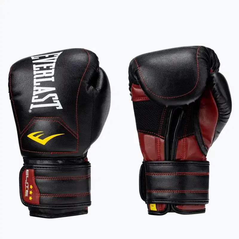 EVERLAST Elite Muay Thai Boxerské rukavice černé EV360MT Jen Po Omezenou Doba