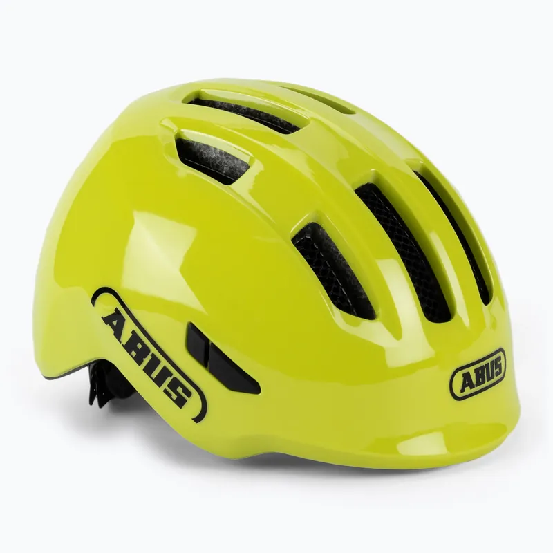 Abus Smiley 3.0 dětská cyklistická přilba žlutá 67277 Výprodej
