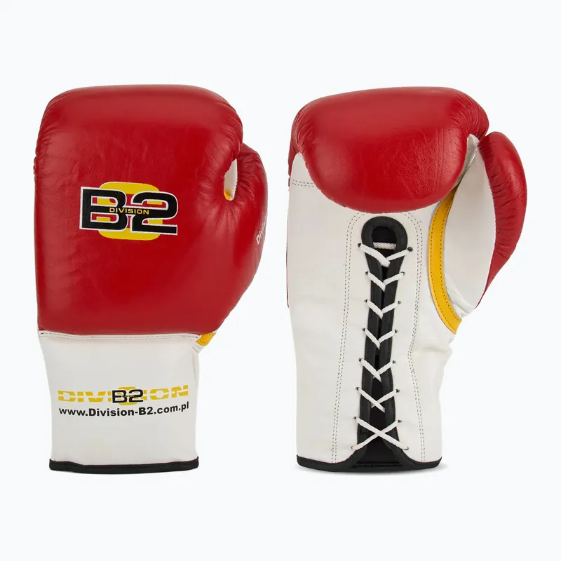 Akční Nabídka Boxerské rukavice DIVISION B-2 DIV-PFG1500 Pro 3-Layer Foam red/white
