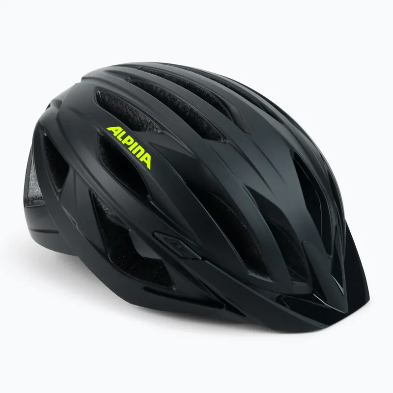 Cenově Výhodný Cyklistická přilba Alpina Parana black neon/yellow matte