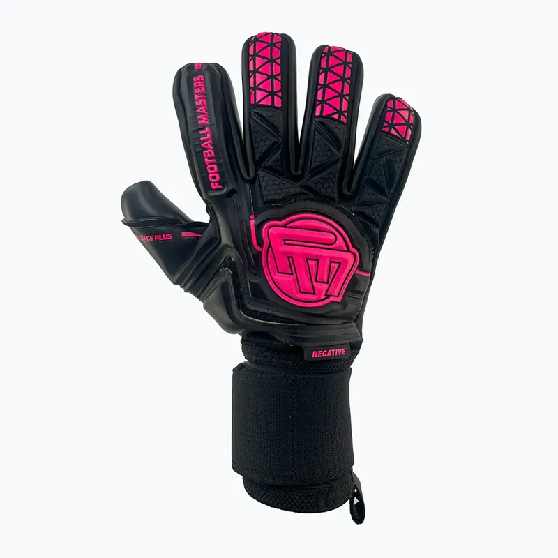 Brankářské rukavice Football Masters Voltage Plus NC black/pink Časově Omezené