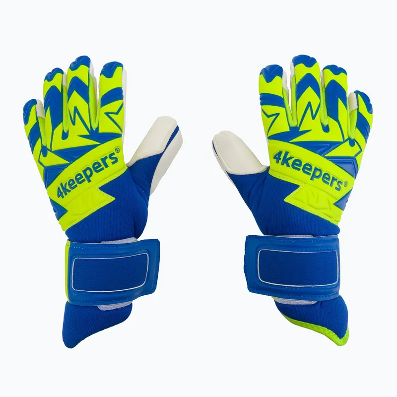 Sezónní Sleva Brankářské rukavice 4Keepers Equip Breeze Nc modro-zelené EQUIPBRNC