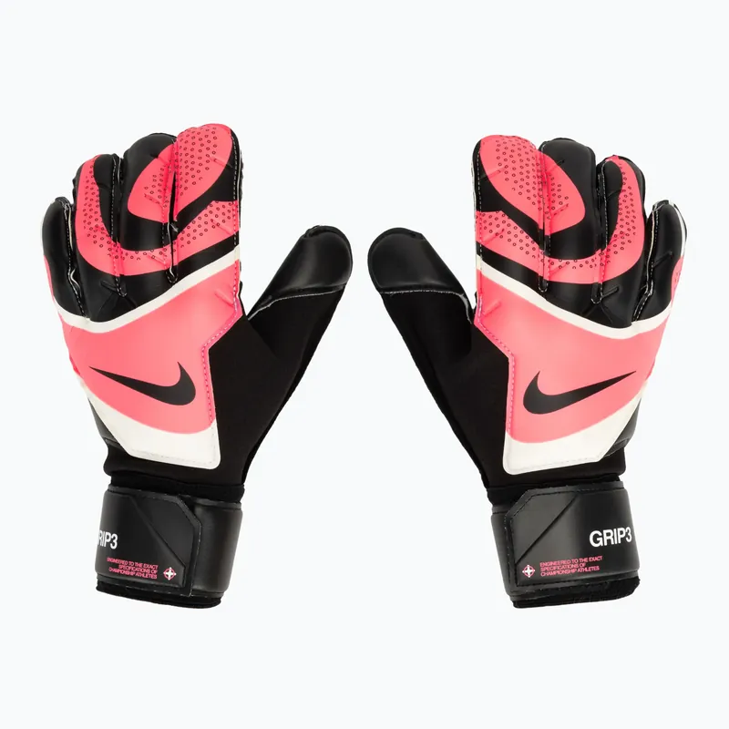 Brankářské rukavice Nike Grip 3 black/sunset pulse Vysoce Kvalitní