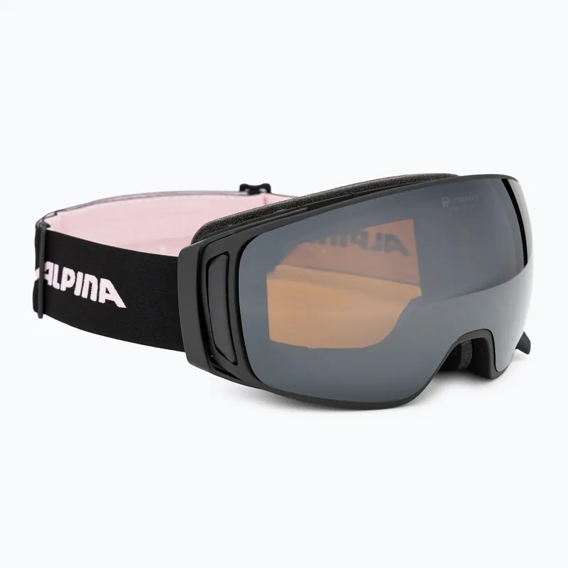 Lyžařské brýle Alpina Double Jack Mag Q-Lite black/rose matt/mirror black Víkendová Akce