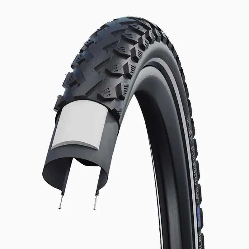 Značkový Plášť na kolo SCHWALBE Land Cruiser Plus Puncture Guard Green Compound 28 x 1.60 black reflective Novinka