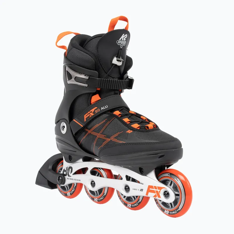 Sezónní Sleva Pánské kolečkové brusle K2 F.I.T. 80 Alu black/red