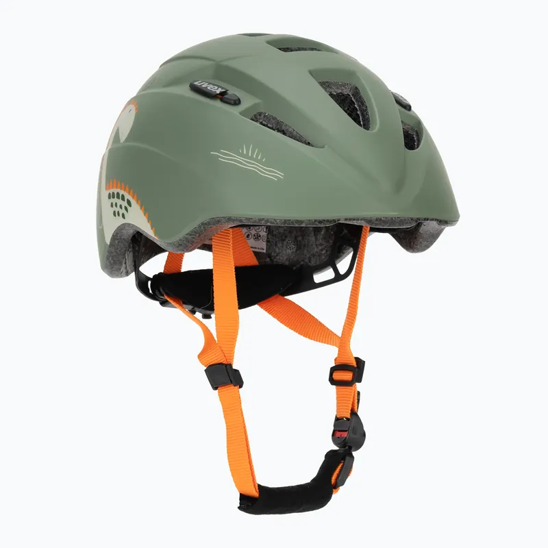 Nejlepší Cena Dětská cyklistická helma UVEX Kid 2 CC sage green dino matt