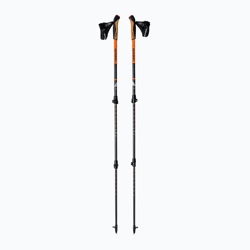 Nordic walking hole GABEL Carbon XT 3S 100 F.L. černo-oranžové 7009351420000 Výhodná Nabídka