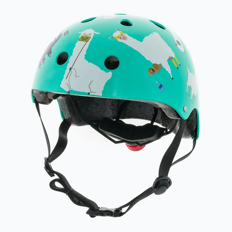 Dětská helma na kolo Hornit Llama turquoise/white Must-Have