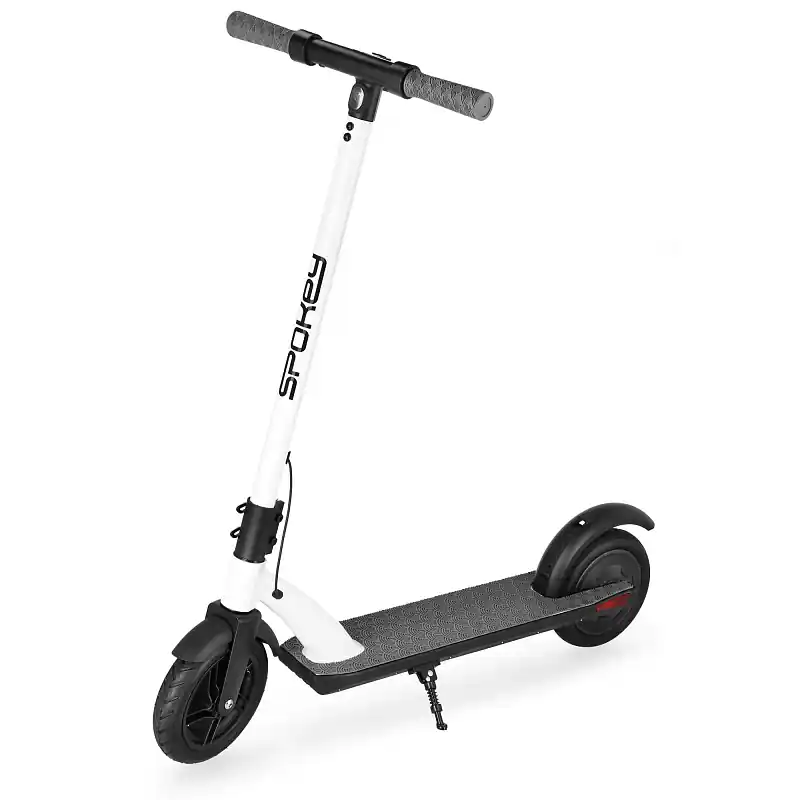 Sezónní Sleva Spokey VENOM Elektrická koloběžka černo-bílá, kolečka 9,5‘, do 100 kg