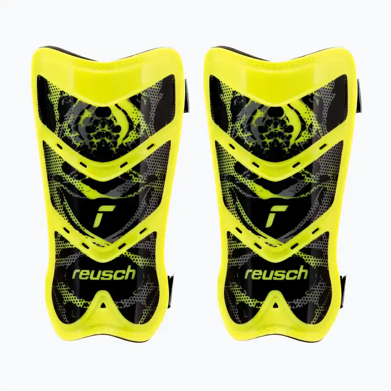 Chrániče holení Reusch Shinguard Attrakt Lite safety yellow/black Must-Have