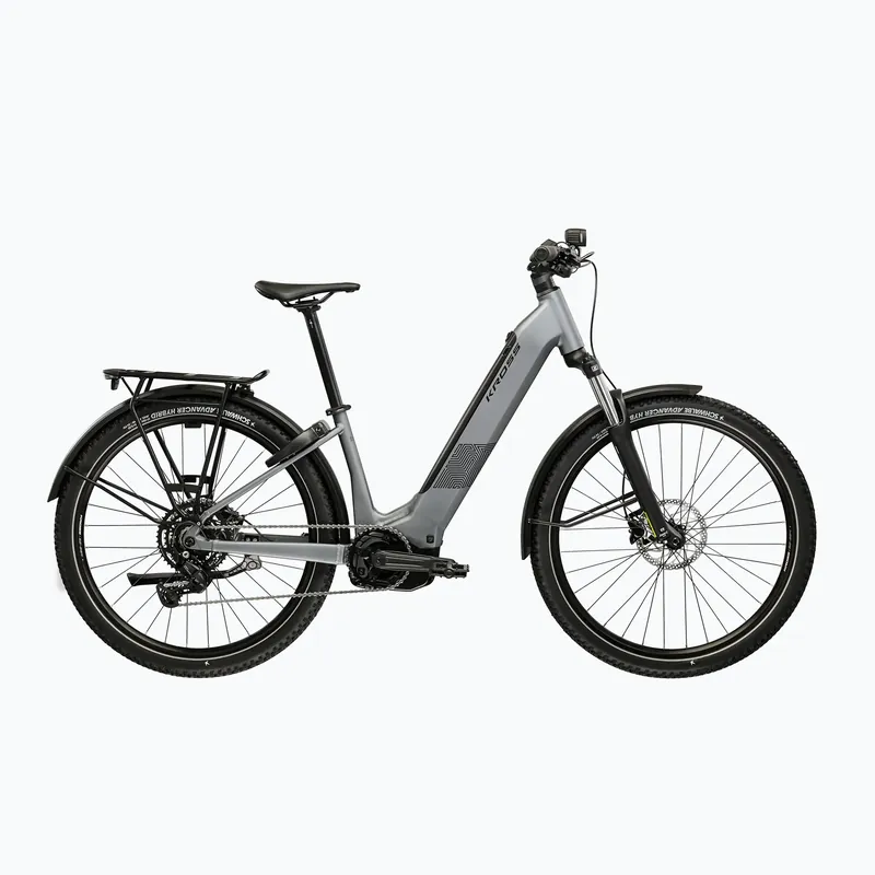Vysoce Kvalitní Elektrokolo KROSS Influx Suv Hybrid 2.0 600Wh LS 29" grey/black/matte Novinka