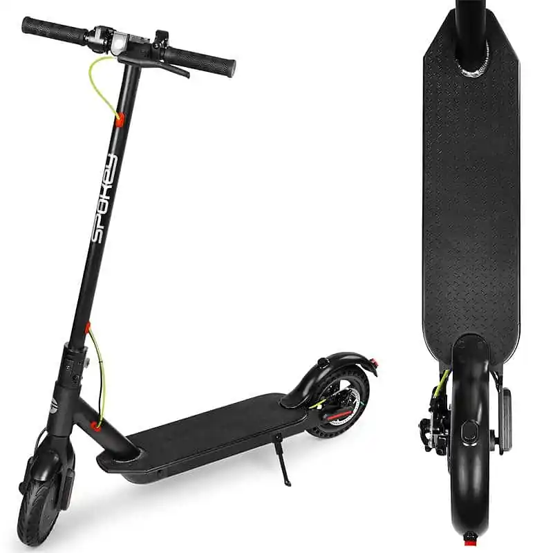 Hit Sezóny Spokey TORCH Elektrická koloběžka černá s černými detaily, kolečka 8,5", do 100 kg