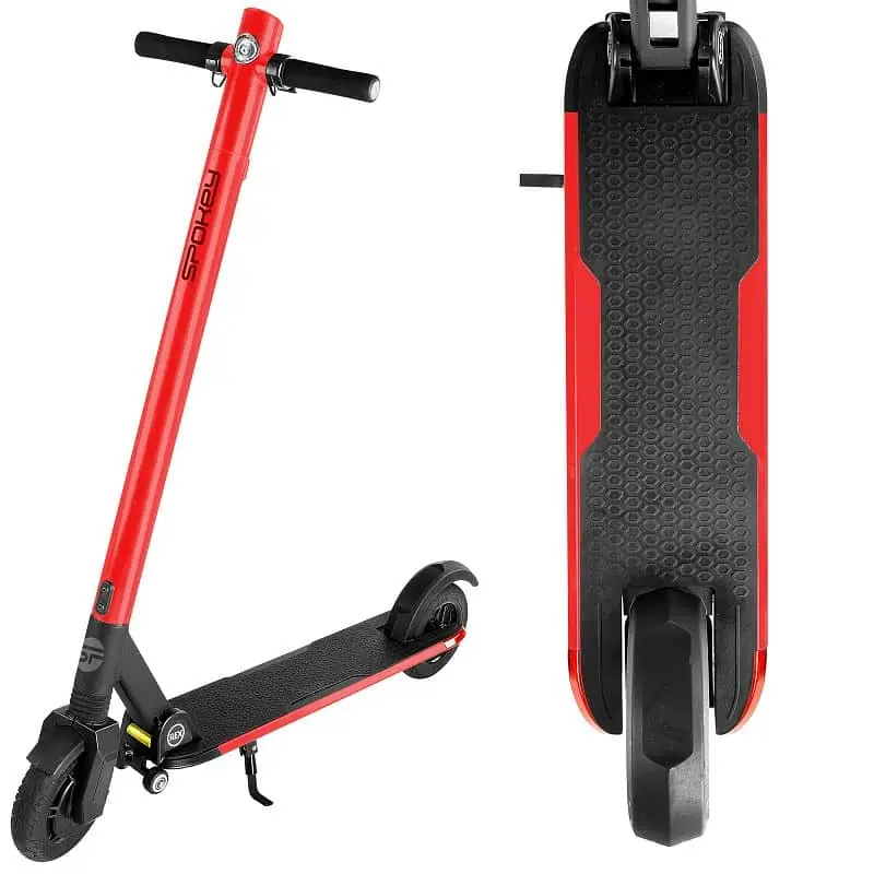 Pouze Dnes Spokey VOLVER Elektrická koloběžka červená, kolečka 8‘, baterie 7,8 Ah, do 120 kg