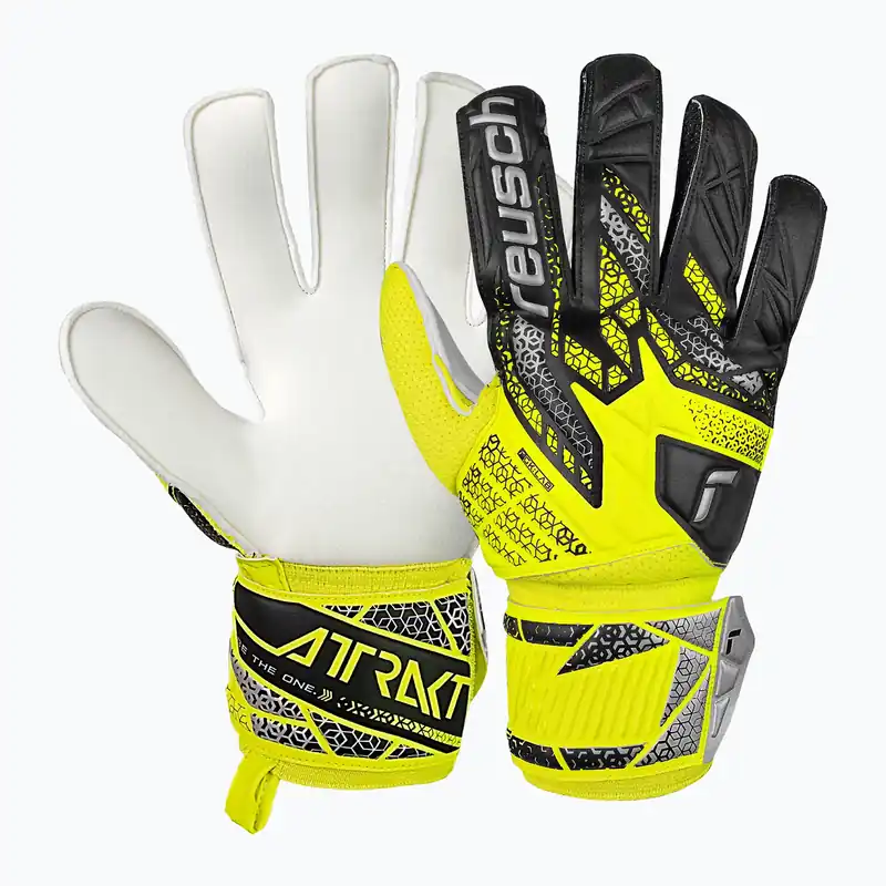 Nová Kolekce Brankářské rukavice Reusch Attrakt Solid safety yellow/silver