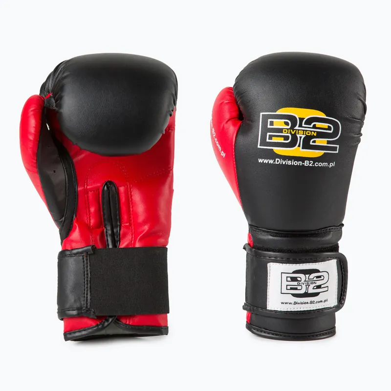 Poslední Šance Boxerské rukavice Division B-2 černá/červená DIV-TG01