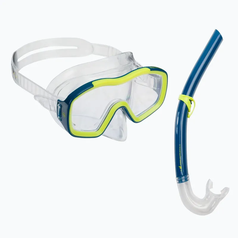 Šnorchlovací set Aqualung Raccon Combo modro-žlutý SC4000007 Cenově Výhodný