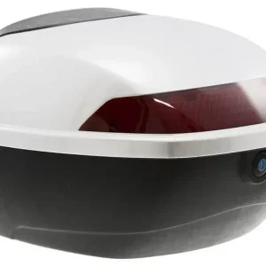 Zadní kufr k elektroskútru RACCEWAY CITY, bílý-polomat Speciální Cena