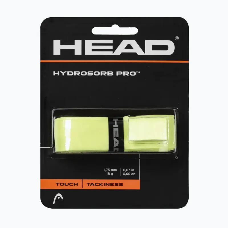 Levný Omotávka na tenisové rakety HEAD Hydrosorb Pro luminous yellow