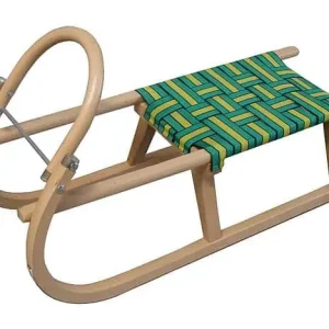 Jen Po Omezenou Doba Acra sáně 95 cm dřevěné A204 - modro-žluté