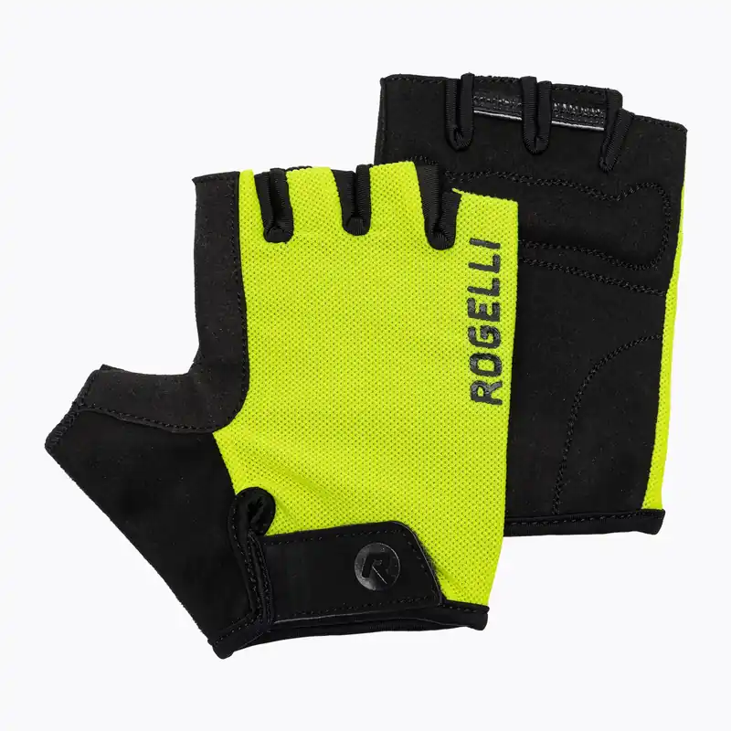 Zlevněný Pánské cyklistické rukavice Rogelli Core fluor