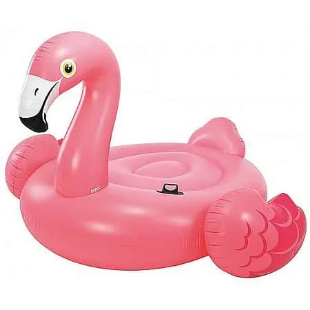 56288 Nafukovací mega ostrov plameňák 218 x 211 x 136 cm Speciální Cena