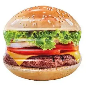58780 Nafukovací ostrov hamburger 145 x 142 cm Oblíbený