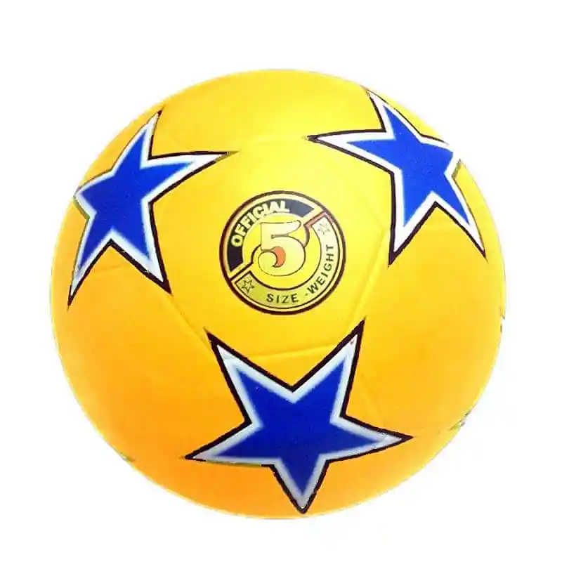 Pouze Dnes Míč kopaná RUBBER STAR - 5 - žlutá