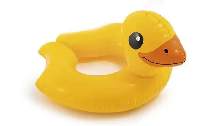 Výhodná Nabídka Kruh zvířátko Intex žirafa 77x55cm - žlutá