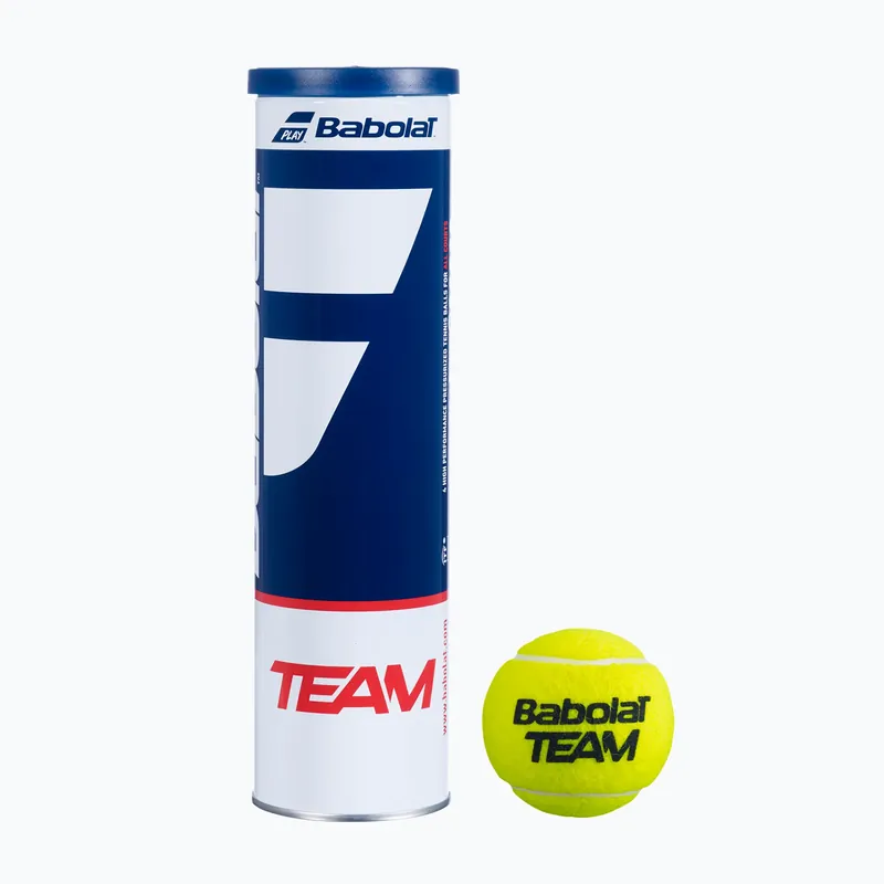 Víkendová Akce Tenisové míčky Babolat Team 4 ks. yellow