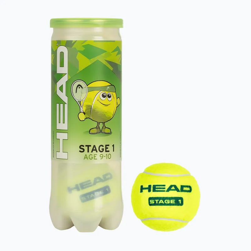 Ihned K Objednání Dětské tenisové míčky HEAD Stage 1 3 ks green