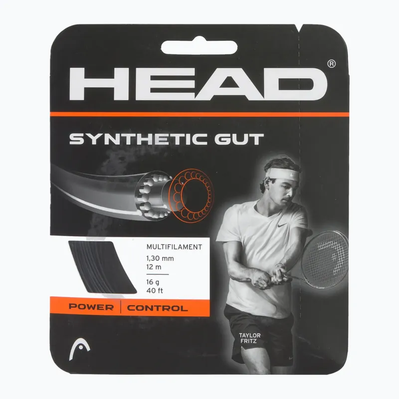 Kup Teď Tenisová struna HEAD Synthetic Gut černá 281111