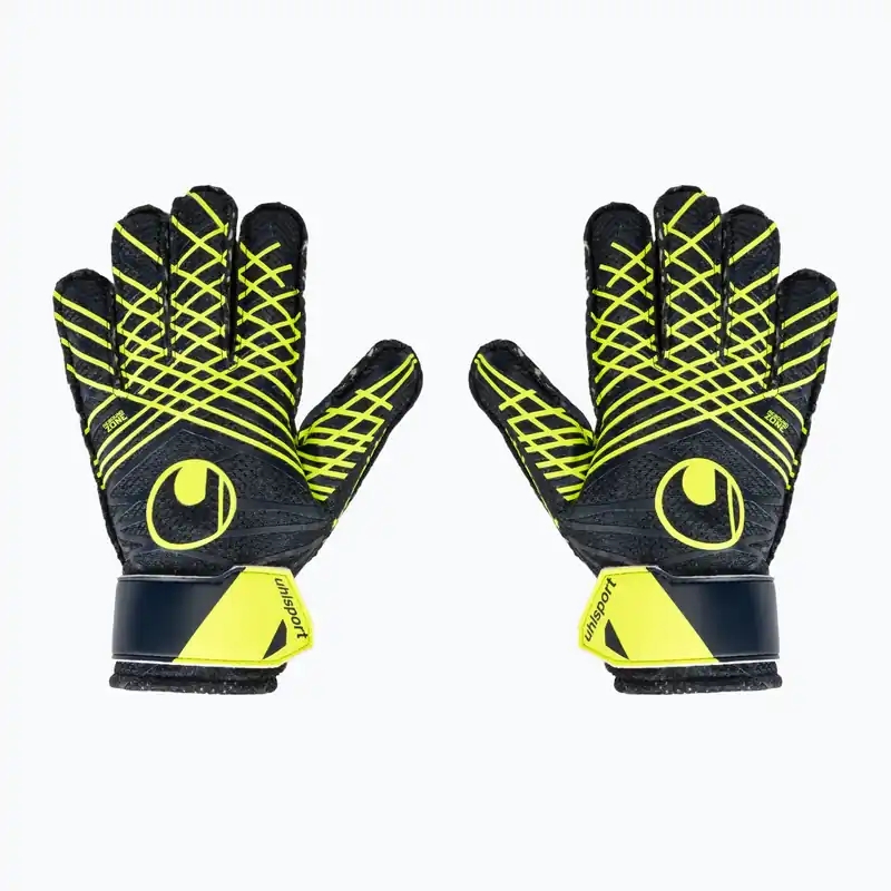 Brankářské rukavice uhlsport Prediction Starter Soft black/white/fluo orange Akční Cena