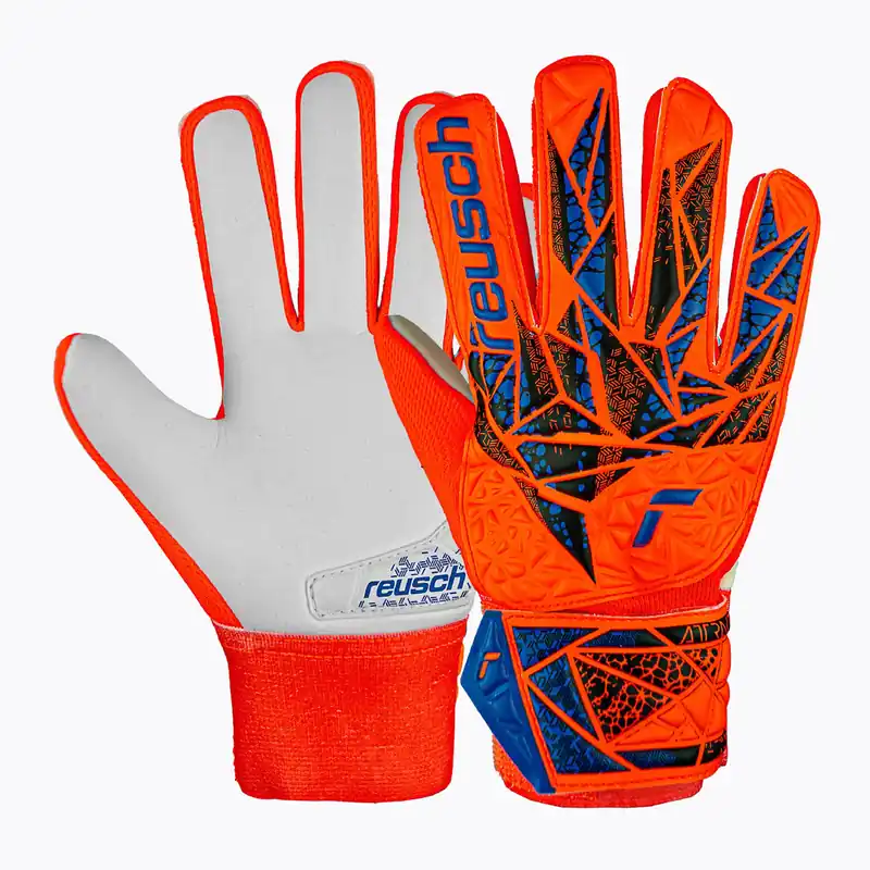 Reusch Attrakt Starter Grip brankářské rukavice hyper orng/elec modré Sleva