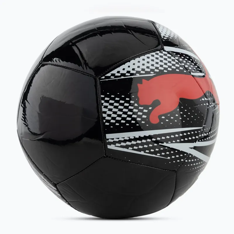 Fotbalový míč PUMA Attacanto Graphic puma black/puma white/puma red velikost 5 Levný