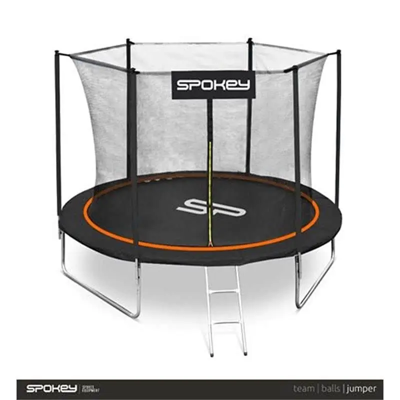 Spokey JUMPER Trampolína černo-oranžová, průměr 244 cm Poslední Šance