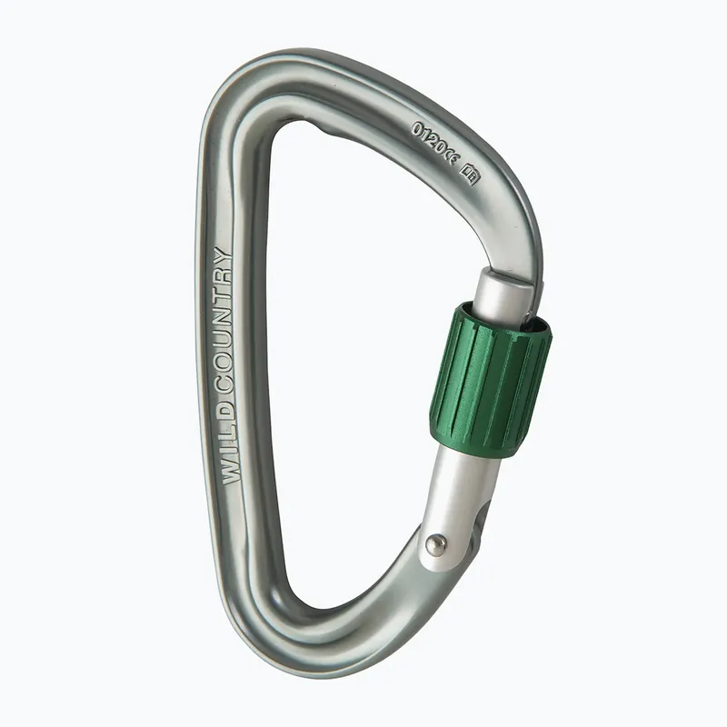 Karabinka Wild Country Eos gunmetal/ green Víkendová Akce