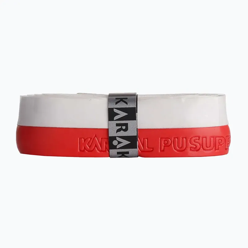 Ihned K Objednání Omotávka na squashovou raketu Karakal Pu Super Grip Duo white / red