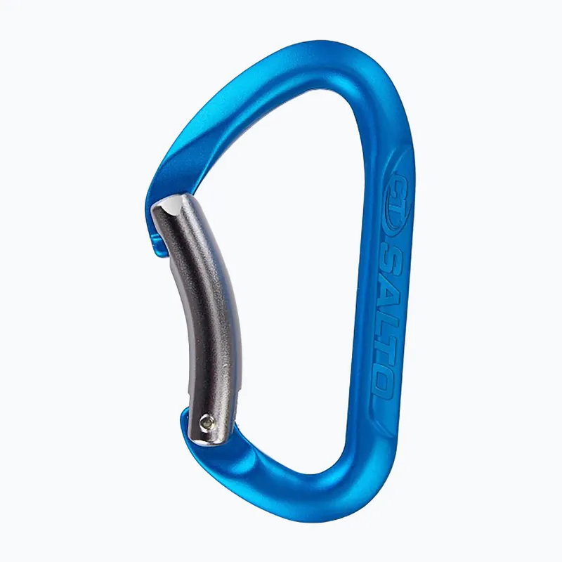 Climbing Technology Salto B akvamarínová/titanová karabina Aktuální