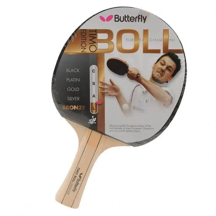Nová Kolekce Pálka na stolní tenis BUTTERFLY TIMO BOLL BRONZE 85010