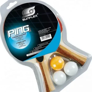 Pálky na stolní tenis BUTTERFLY SUNFLEX SET Speciální Cena