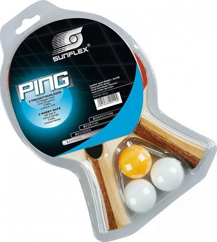 Pálky na stolní tenis BUTTERFLY SUNFLEX SET Speciální Cena