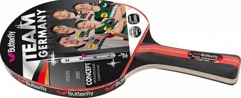 Pálka na stolní tenis BUTTERFLY TEAM GERMANY CONCEPT Top Prodej