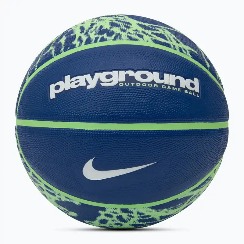 Nejprodávanější Basketbalový míč Nike Everyday Playground 8P Graphic Deflated deep royal blue/vapor green/white velikost 7